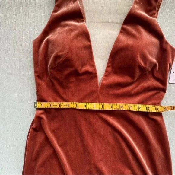 NWT Anthropologie BHLDN Jenny Yoo Logan Velvet Maxi Long Wedding Formal Dress - Picture 14 of 15